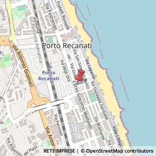 Mappa Corso Giacomo Matteotti, 103, 62017 Porto Recanati, Macerata (Marche)