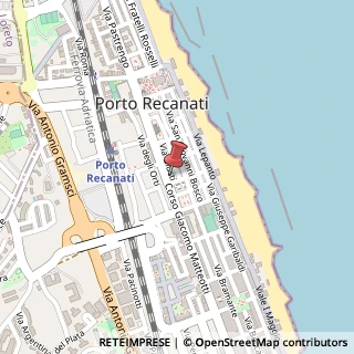 Mappa Corso Giacomo Matteotti, 99, 62017 Porto Recanati, Macerata (Marche)