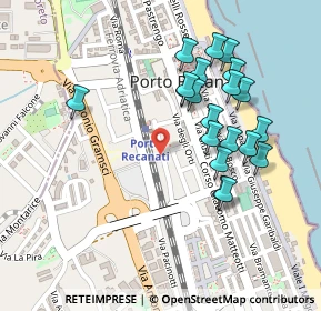 Mappa Via Paolo Sarpi, 62017 Porto Recanati MC, Italia (0.238)