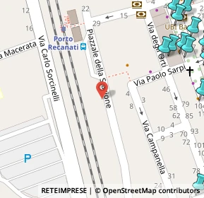 Mappa Via Paolo Sarpi, 62017 Porto Recanati MC, Italia (0.138)