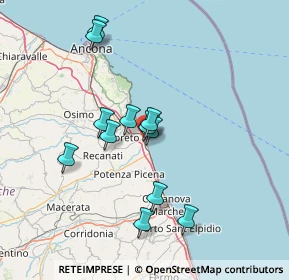 Mappa Via Paolo Sarpi, 62017 Porto Recanati MC, Italia (12.81083)