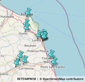 Mappa Via Paolo Sarpi, 62017 Porto Recanati MC, Italia (13.06769)