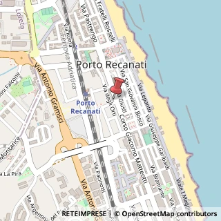 Mappa Via degli Orti, 57, 62017 Porto Recanati, Macerata (Marche)