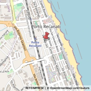 Mappa Via degli Orti, 30, 62017 Porto Recanati, Macerata (Marche)