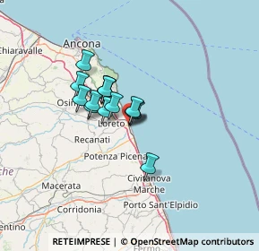 Mappa Via Sarpi, 62017 Porto Recanati MC, Italia (8.475)