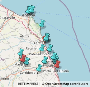 Mappa Via Sarpi, 62017 Porto Recanati MC, Italia (15.8955)