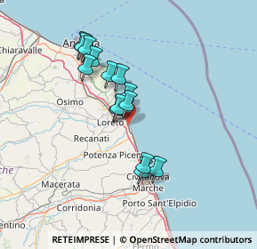 Mappa Via Sarpi, 62017 Porto Recanati MC, Italia (12.11143)