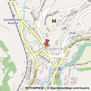 Mappa Via Cavour, 30, 60041 Sassoferrato, Ancona (Marche)