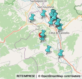 Mappa 06010 Monte Santa Maria Tiberina PG, Italia (7.40105)