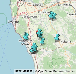 Mappa Via A. Volta, 56040 Santa luce PI, Italia (11.95063)