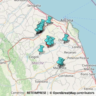 Mappa Via Martin Luther King, 60024 Filottrano AN, Italia (11.79316)