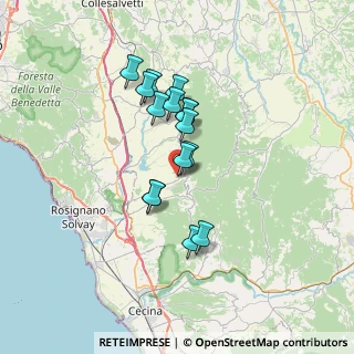 Mappa Via dei Gelsinelli, 56040 Santa luce PI, Italia (5.532)