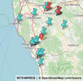 Mappa Via dei Gelsinelli, 56040 Santa luce PI, Italia (16.1975)