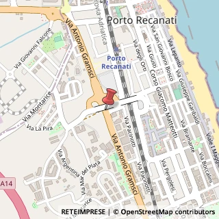 Mappa Viale Gramsci,  28, 62017 Porto Recanati, Macerata (Marche)