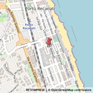 Mappa Via Vittorio Veneto,  19, 62017 Porto Recanati, Macerata (Marche)