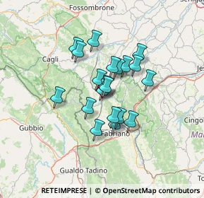 Mappa Via Raffaello Sanzio, 60041 Sassoferrato AN, Italia (9.7545)