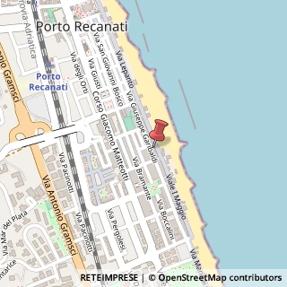 Mappa Via Giuseppe Garibaldi, 167, 62017 Porto Recanati, Macerata (Marche)