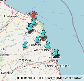 Mappa Via Leonessa, 60025 Loreto AN, Italia (11.781)