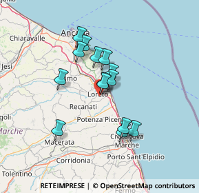 Mappa Via Leonessa, 60025 Loreto AN, Italia (11.03786)