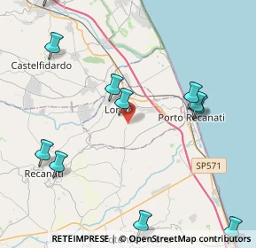 Mappa Via Leonessa, 60025 Loreto AN, Italia (5.645)