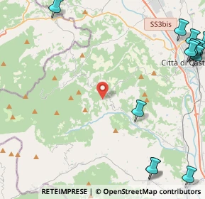 Mappa 06010 Monte Santa Maria Tiberina PG, Italia (7.34923)