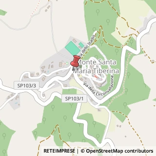 Mappa Largo Dante Alighieri, 4, 06010 Monte Santa Maria Tiberina, Perugia (Umbria)