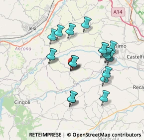 Mappa Via Don Giovanni Minzoni, 60024 Filottrano AN, Italia (6.4945)