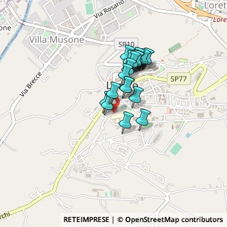 Mappa Via Giuliano da Sangallo, 60025 Loreto AN, Italia (0.3245)