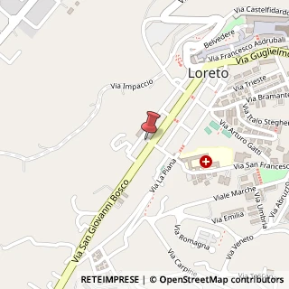 Mappa Via Baccio Pontelli, 11, 60025 Loreto, Ancona (Marche)