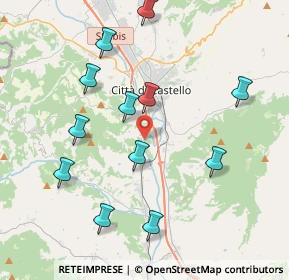 Mappa Via Moncenisio, 06012 Città di Castello PG, Italia (4.24917)
