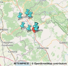 Mappa Via Moncenisio, 06012 Città di Castello PG, Italia (7.63)