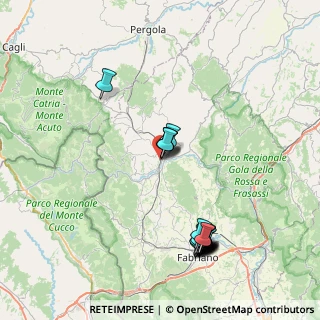 Mappa Via G. Leopardi, 60041 Sassoferrato AN, Italia (9.1025)