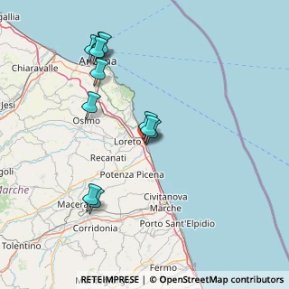 Mappa 62017 Porto Recanati MC, Italia (15.84636)