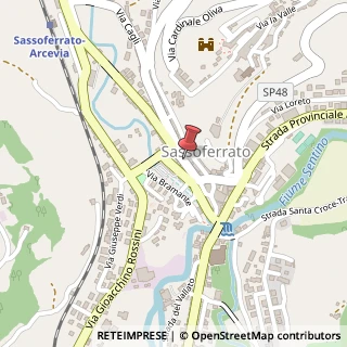 Mappa Via Cavour,  22, 60040 Sassoferrato, Ancona (Marche)