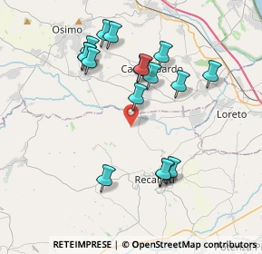 Mappa Contrada Ricciola, 62019 Recanati MC, Italia (3.87176)
