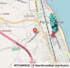 Mappa Via Alcide de Gasperi, 60025 Loreto AN, Italia (0.537)