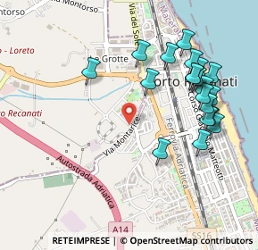 Mappa Via Alcide de Gasperi, 60025 Loreto AN, Italia (0.544)