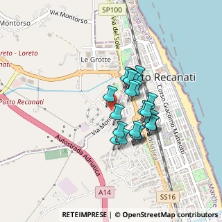 Mappa Via Alcide de Gasperi, 60025 Loreto AN, Italia (0.32222)