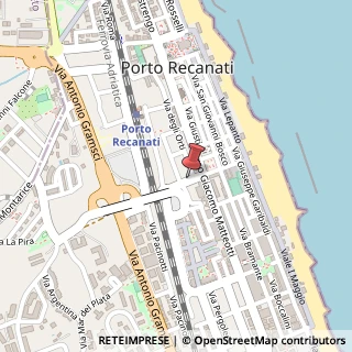 Mappa Via Galileo Galilei, 6, 62017 Porto Recanati, Macerata (Marche)