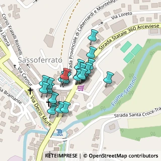 Mappa Via Bruno Buozzi, 60041 Sassoferrato AN, Italia (0.06071)