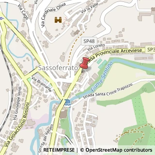 Mappa Via Bruno Buozzi, 30, 60041 Sassoferrato, Ancona (Marche)