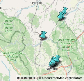 Mappa Via Bruno Buozzi, 60041 Sassoferrato AN, Italia (9.209)