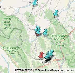 Mappa Via Bruno Buozzi, 60041 Sassoferrato AN, Italia (9.1335)