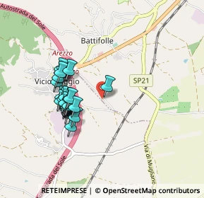 Mappa Località il Molinaccio, 52100 Arezzo AR, Italia (0.81071)