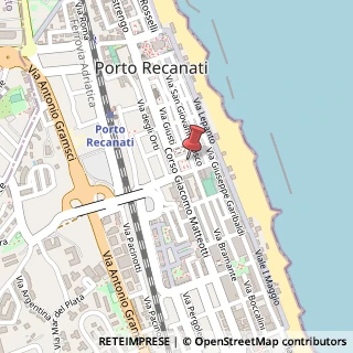 Mappa Piazza V Giornate, 4, 62017 Porto Recanati, Macerata (Marche)