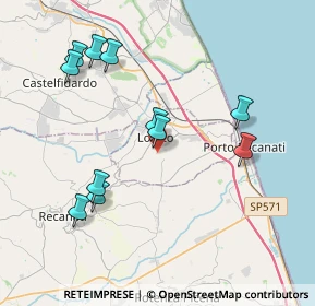 Mappa Via Carpine, 60025 Loreto AN, Italia (4.17)