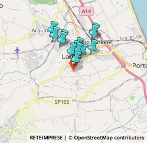 Mappa Via Carpine, 60025 Loreto AN, Italia (1.28231)