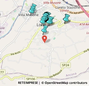 Mappa Via Carpine, 60025 Loreto AN, Italia (0.9625)