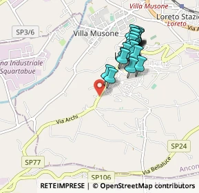 Mappa Via San Giovanni Bosco, 60025 Loreto AN, Italia (0.9075)