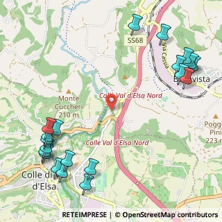 Mappa Località Ponte all'Armi, 53034 Colle di Val d'Elsa SI, Italia (1.5965)